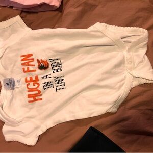 Baltimore Orioles White Baby Onesie size 18M